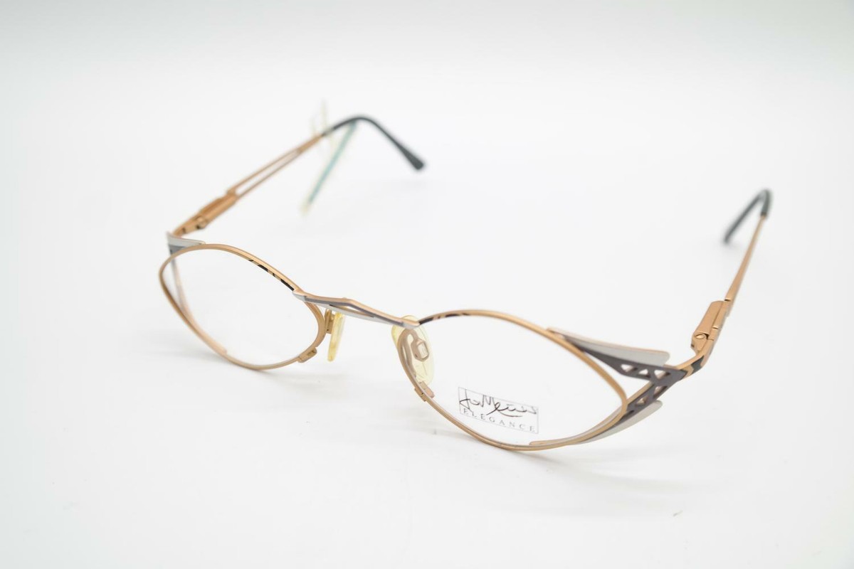 Lunettes Vintage Yabi Spirit Jo Meurer 528 - Monture Multicolore Métal, Démi-monture, Jamais Portées