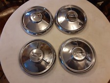 Vintage Chevrolet Bowtie 10 12 Inch Hubcaps