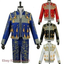 Para Hombres Torero Español Matador Conjunto Fermín Traje Chaqueta Pantalón Disfraz Juegos con disfraces