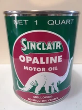 Sinclair Opaline Motor Oil Can 1 qt. -  ( Re-pop Collectible )