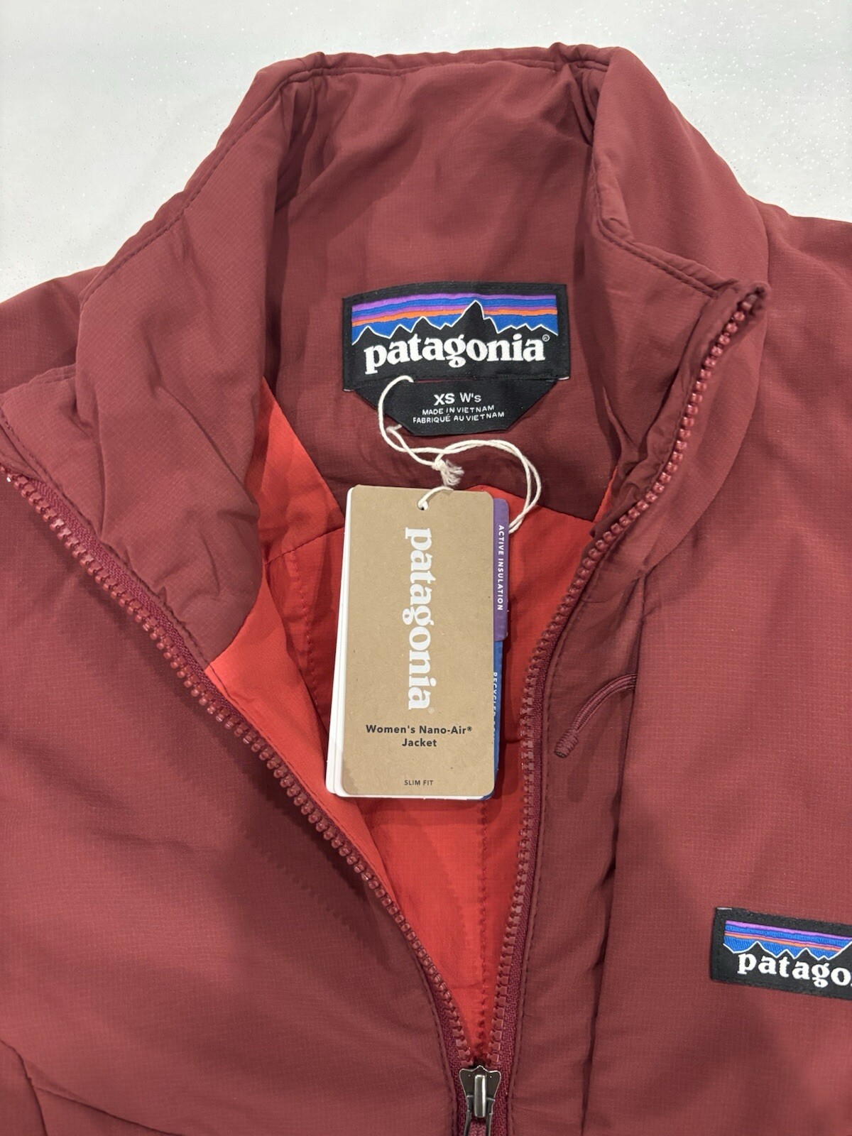 Patagonia Nano-air W’s XS Sequoia Red NWT $249 image 2