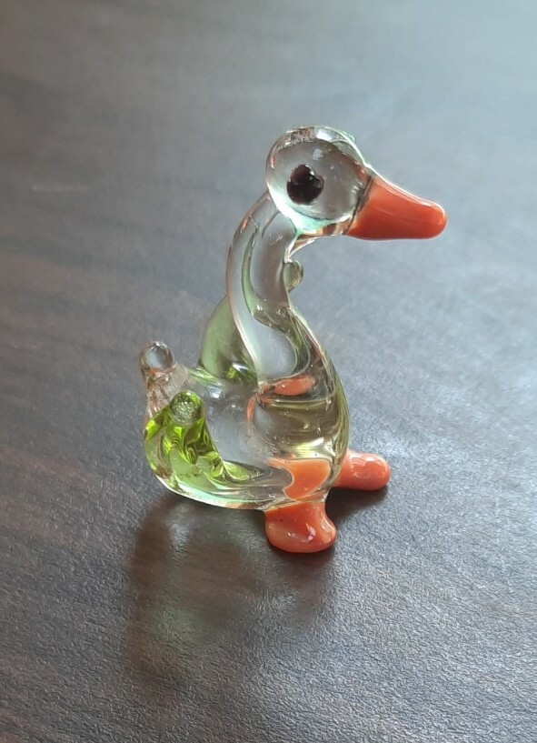 工芸品 DUCK PAIR GLASS FIGURINE HUMAN MADE DUCK PAIR GLASS FIGURINE – Trade Point_HK