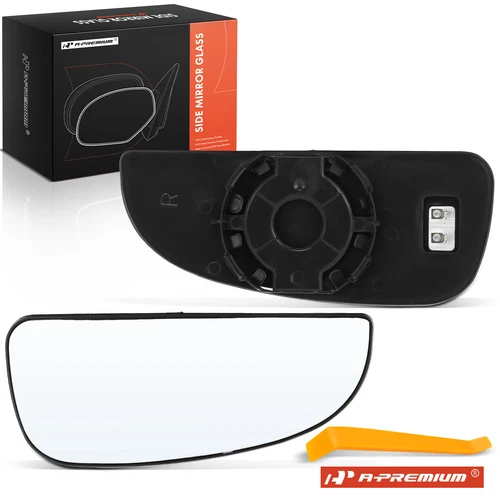 Passenger Lower Manual Mirror Glass Heated for Ram ProMaster 1500/2500 2014-2023