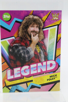 WWE 155 Legend Mick Foley 2021 Topps Near Mint