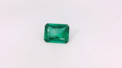 1.82ct Loose Emerald Cut Lab Created Emerald 9 x 7 mm