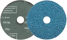100 Pack - 5" Zirconia Resin Fiber Disc 16 Grit 5 inch Grinding & Sanding Discs