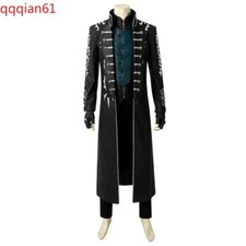 Game Devil May Cry 5 Vergil Dante Nero Coat Vest Pants Halloween Cosplay Costume