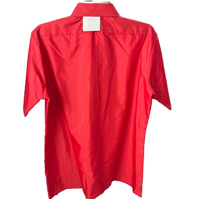 Vintage Arrow Sportswear Button Down Shirt Mens LG NOS W/Tags Red