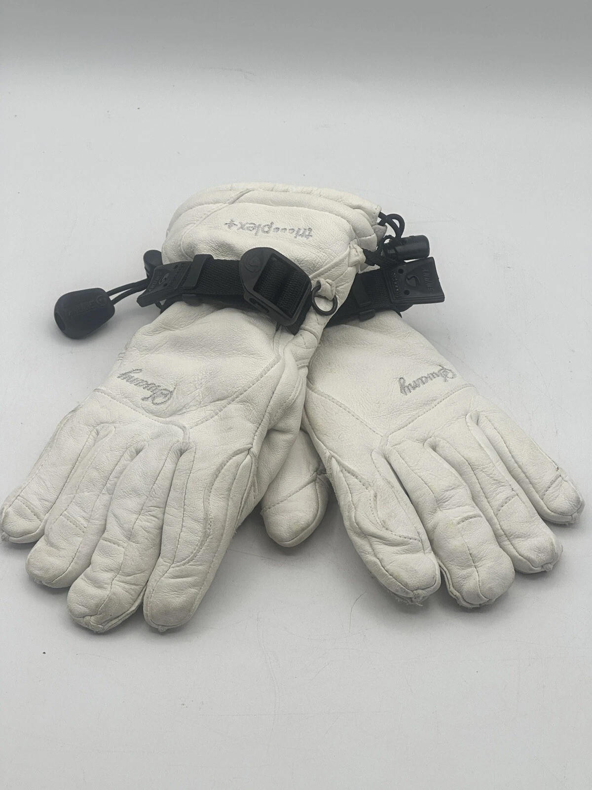 Swany Tri-Plex+ White Leather Gloves Ladies Size Small RN59381