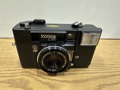 Mint Konica C35 AF 38mm f2.8 Auto 35mm Point & Shoot Film Camera