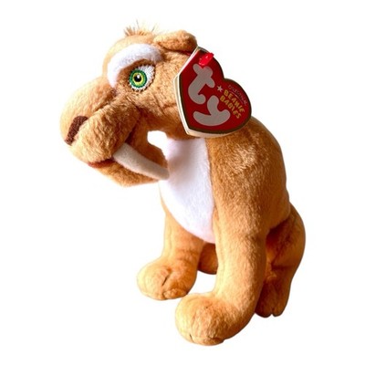 Ice Age Diego Saber Tooth TY Beanie Babies Dawn of the Dinosaurs NWT 2009