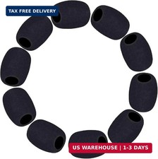 Phinus 10 Pack Lapel Microphone Windscreen, Headset Windscreen, Mic Foam Covers