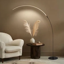 Brand New Sparq Arc Floor Ultra Bright Lamp for Living Room & Offices - Silver