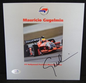MAURICIO GUGELMIN Signed 8x8" Print PSA/DNA