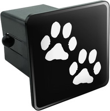 GRAPHICS  MORE Paw Prints Tow Trailer Hitch Cover Plug Insert 2"