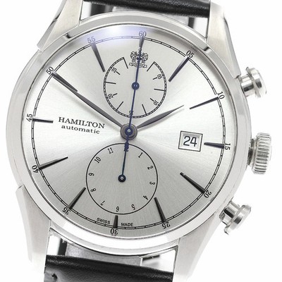 Hamilton Jazzmaster Spirit of Liberty Chronograph Automatic Watch Leather Band