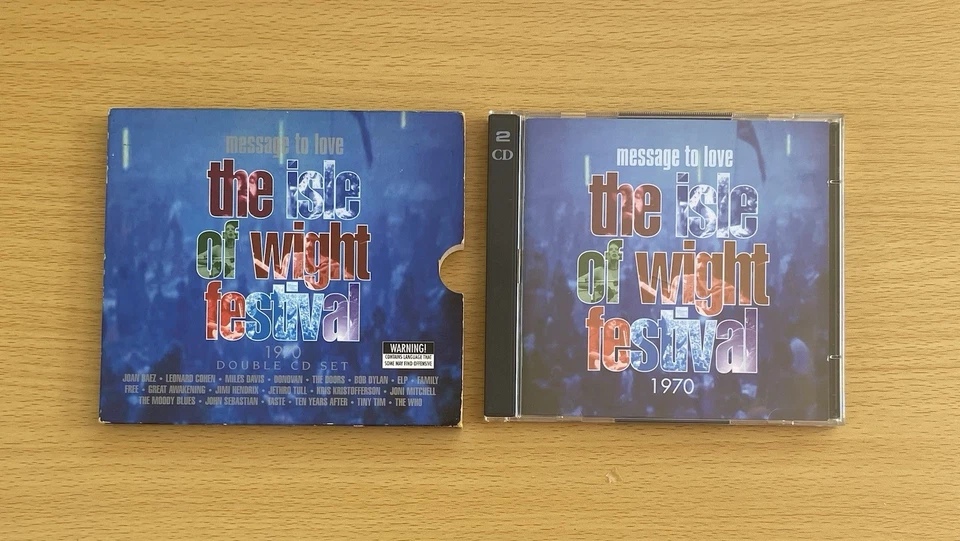 Isle Of Wight 1970 CD - Message Of Love Album - Hendrix, The Doors, Dylan Foto 2 de 4