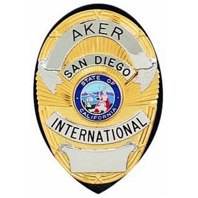 Aker Leather A591-BP Shield Badge Holder