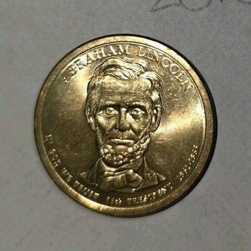 2010-D Presidential Dollar — photo from the most recent tracked eBay sale