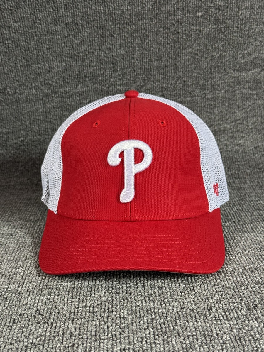 '47 Brand Philadelphia Phillies Trucker Snapback Red White One Size Hat