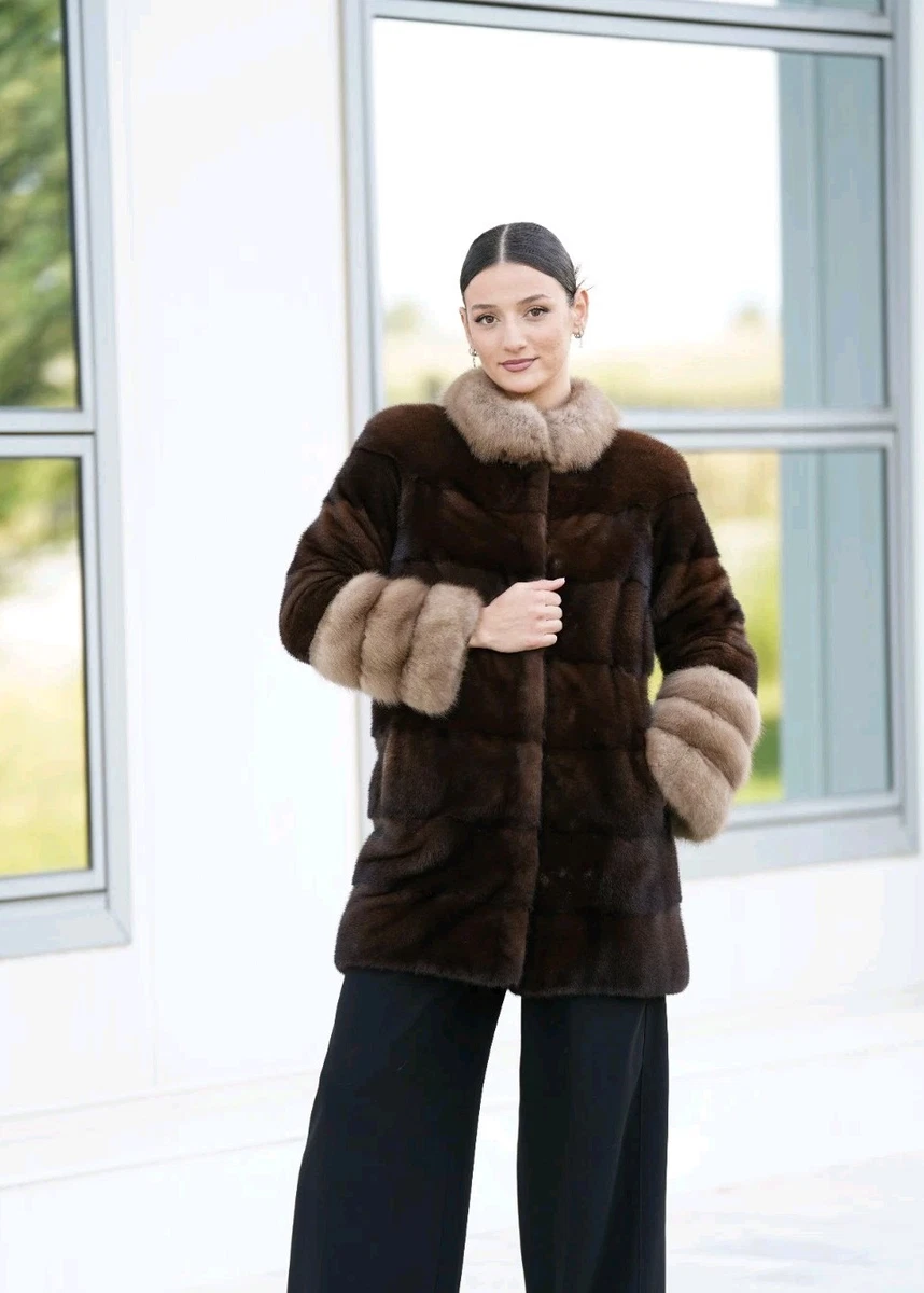 Long Mink Fur Coat for sale | eBay