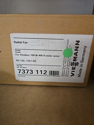 Viessmann 7373112 Radial Fan Vitodens 100-W