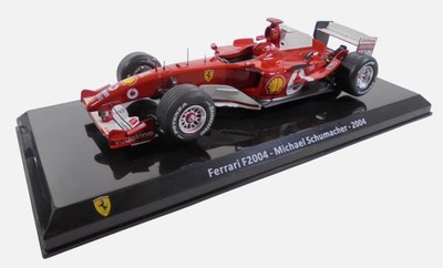 Miniature IXO 1/24 - Ferrari F2004 #1 De Michael Schumacher (2004) - Neuve