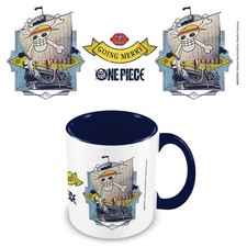 One Piece Tasse mit zweifarbigem Innendesign The Going Merry One size Wei&szlig;, Blau
