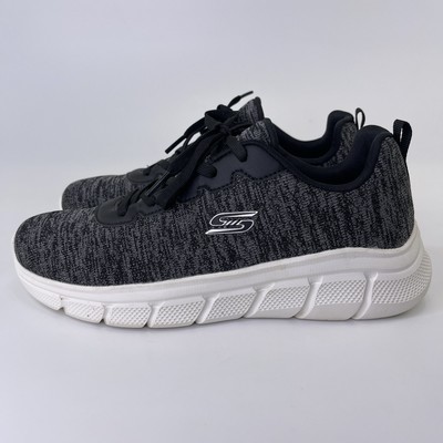 Skechers Bobs Memory Foam Athletic Shoes Black Gray 117350 Women's Size 9.5