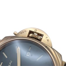 PANERAI LUMINOR Due 42mm PAM01041 Black 18K Pink Gold Mens Automatic #OK293 7