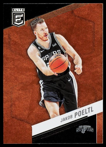Jakob Poeltl 2022-23 Donruss Elite Naranja San Antonio Spurs - Imagen 1 de 2