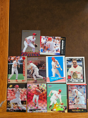 SCOTT ROLEN - **Premium Lot of 10 Different (1 RC - 1  Ins.)** - Phillies - #2