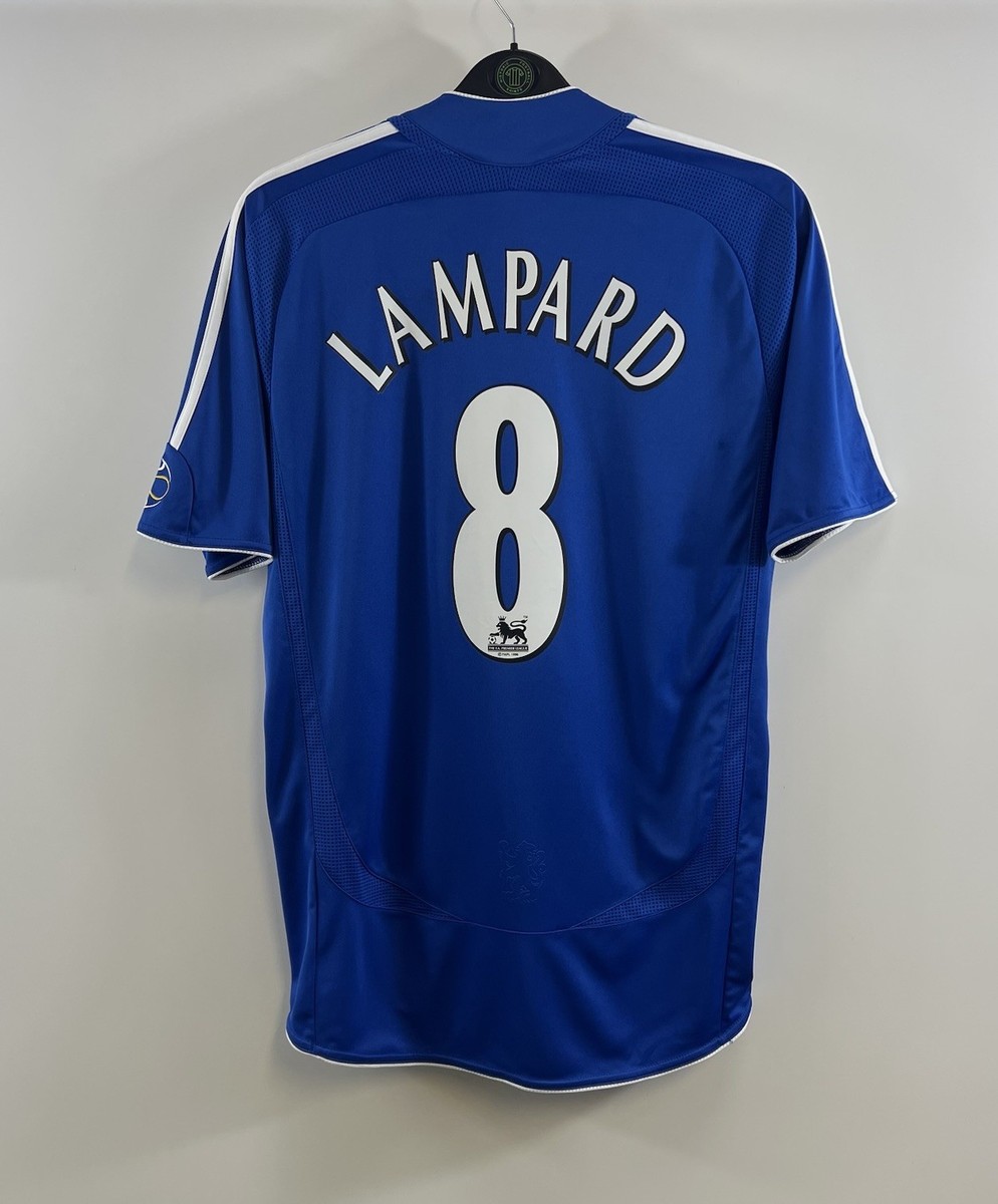 Chelsea Lampard 8 Home Football Shirt 2006/08 Adults Small Adidas