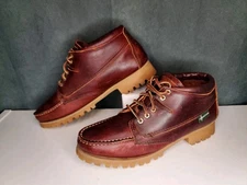 Rancourt Eastland Made In Maine USA Leather Moc Boots Vibram! US Women's 10 M