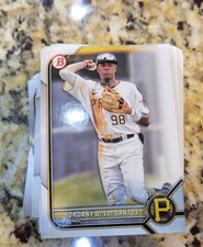 Yordany De Los Santos 80 Ct Lot Baseball Card Lot Pittsburgh Pirate Topps Bowman