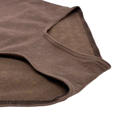 LOUIS VUITTON Vintage LV Logo Monogram Swimsuit Swimwear #36 Brown