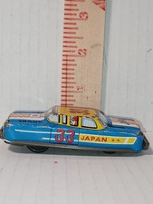 Vintage TN Nomura Tin Friction Car #33 385HP Race Car Japan 3”