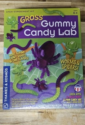 Gross Gummy Candy Lab Stem Experiment Kit by Thames & Kosmos Worms Spiders Toy