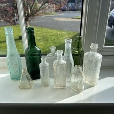 Vintage  Glass Bottles 1900-1930s ?