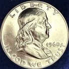 1960 Franklin Half Dollar 90% Silver Choice Proof