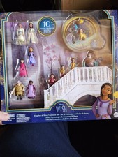 Disney Wish Kingdom of Rosas Character Doll Set, 10 Dolls  5 Animal Friends NEW