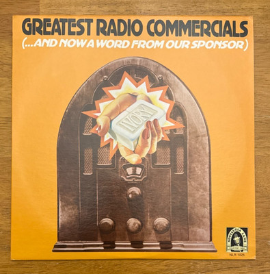 Rare - Greatest Radio Commercials Vinyl LP Album, 33rpm -Looks great!