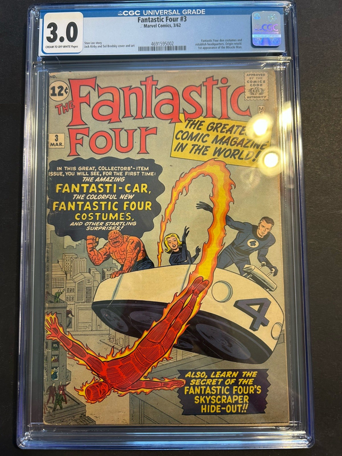 1962年 Fantastic Four #3 CGC 2.0 アメコミ Fantastic Four #3 Value - GoCollect