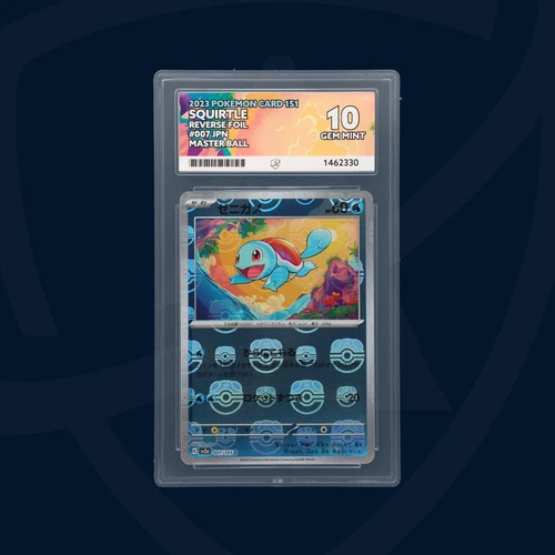 PERFECT SUBGRADES - Squirtle - 007/165 - 2023 Pokemon Card 151 - ACE GEM MINT 10