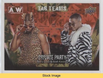 2021 AEW All Elite Wrestling Dynamite Marq Quen & Rookie Patch Tag RC READ 0mv3