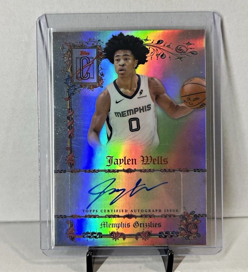 Jaylen Wells 2025-26 Topps Signature Class Manuscripts Auto #MS-JWE Grizzlies