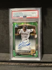 2025 BOWMAN CHROME PROSPECT AUTO GREEN LAVA #CPAKG KONNOR GRIFFIN /99 PSA 10