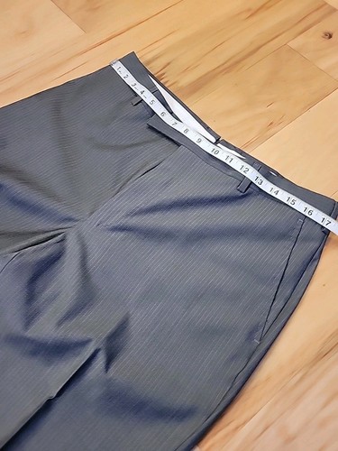 Z Zegna City grau gestreifter Wollanzug 44 54 R Sakko und Hose **Mangel** - Bild 17 von 21