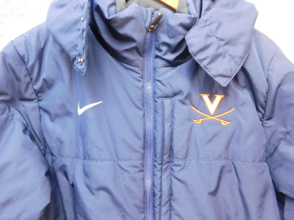 Virginia Cavaliers Puffer Jacket Mens Small NCAA Football Nike Storm Fit - Image 3 of 4
