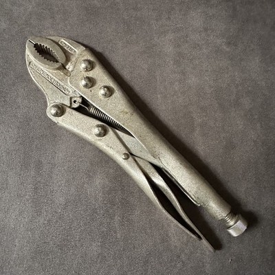 VINTAGE QUALITY AIGO 10'' VISE-GRIP LOCKING CLAMP PLIERS HAND TOOL MADE IN JAPAN
